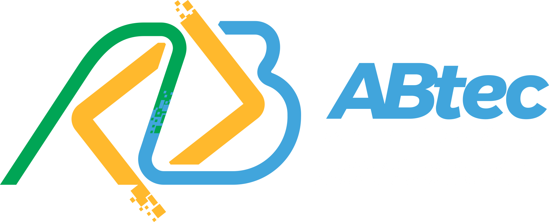 ABtec Mobilidade — logo branca para fundo escuro